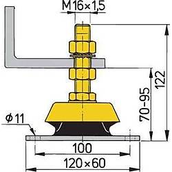 Vetus esnek motor takozu