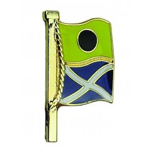 Altn kaplama ve mineli rozet