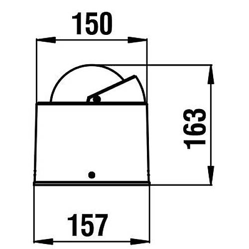 RIVIERA BU4 URANIA PUSULA �100MM. S�YAH