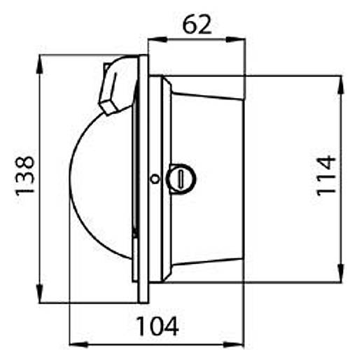RIVIERA BP1 POLARE G�MME PUSULA �80MM. S�YAH