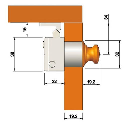 Basmal� dolap kilidi