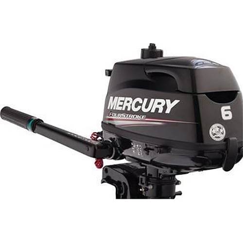Mercury 6 HP D�rt Zamanl� Deniz Motoru Uzun �aft