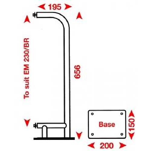 Echomax 230 BR radar reflektr