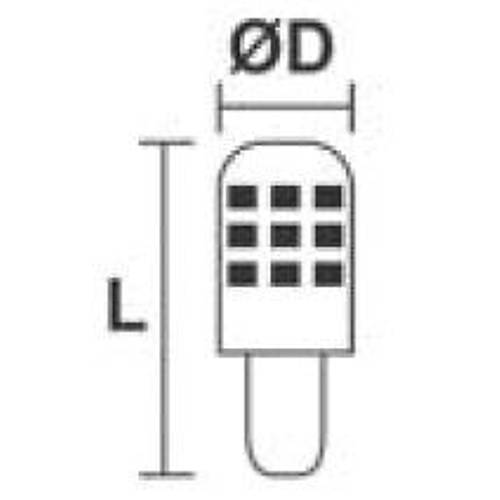 Cam Kapakl� Ledli Ampul