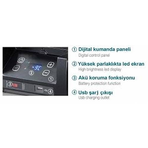 Vitrifrigo Portatif Buzdolab-Dondurucu. Model VF45P