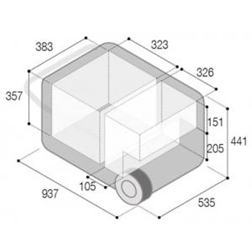 Vitrifrigo Portatif Buzdolab-Dondurucu. Model VFD75