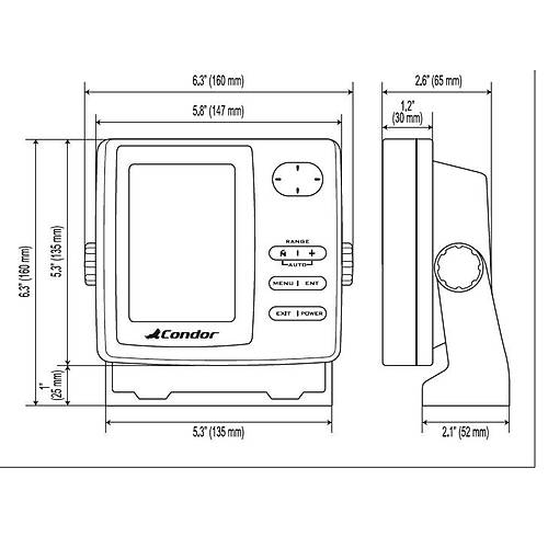 CONDOR SONAR 345C-DF RENKL� BALIK BULUCU 
