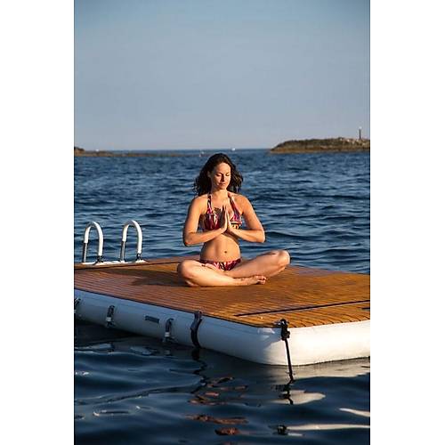 NautiBuoy Voyager 800 Teak - L�ks Y�zer Platform