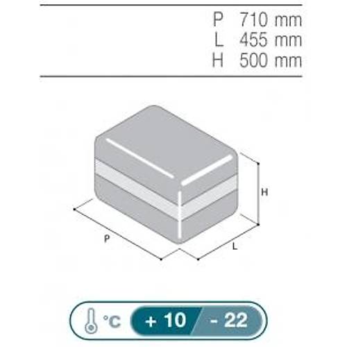 Vitrifrigo Portatif Buzdolab-Dondurucu. Model VF45P