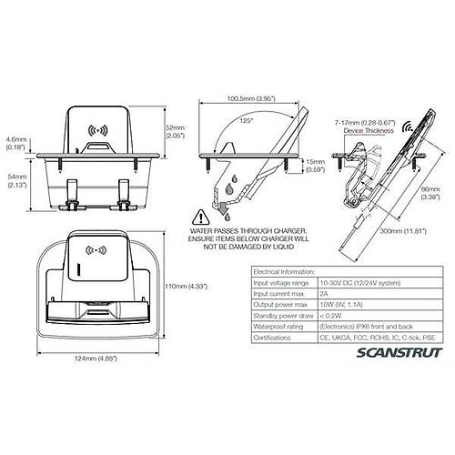 ROKK WIRELESS AURA KABLOSUZ �ARJ 10W,12/24V