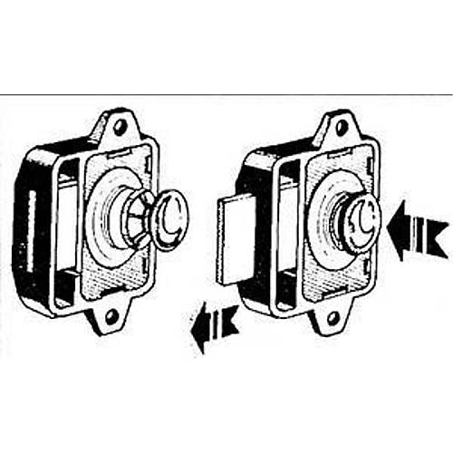 3836180 kilit iin buton & halka. Delik  26mm. 