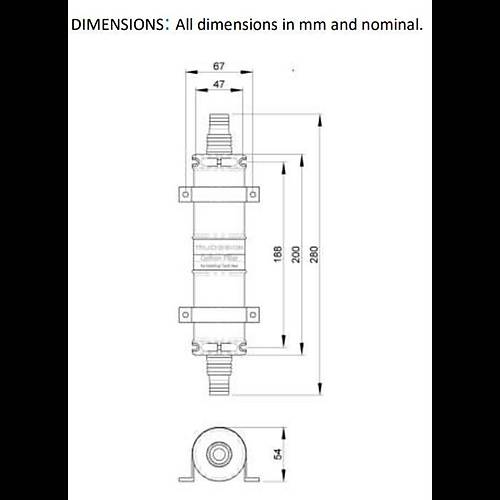 Tru Desing Pis Su Tank�  Koku Filtresi