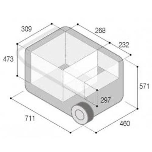 Vitrifrigo Portatif Buzdolab�-Dondurucu. Model VFT60