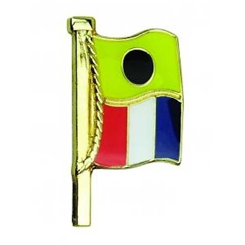 Altn kaplama ve mineli rozet