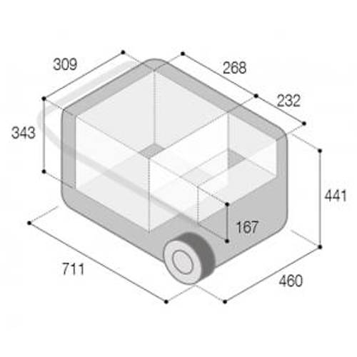 Vitrifrigo Portatif Buzdolab�-Dondurucu. Model VFT40