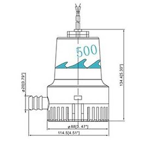 SEAMAXX S�NT�NE POMPASI 500GL / 24V