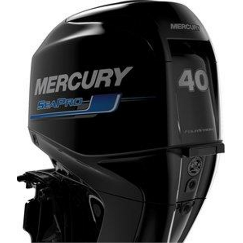 Mercury Sea Pro 40 HP Drt Zamanl Deniz Motoru Uzun aft Marl Trimli Byk Kuyruk