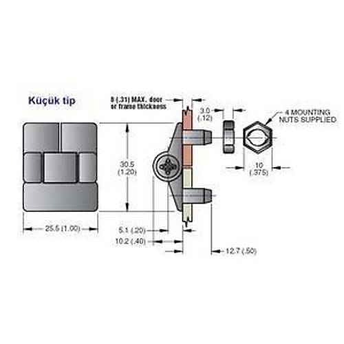 Southco Marine E6 ayarl� mente�eler