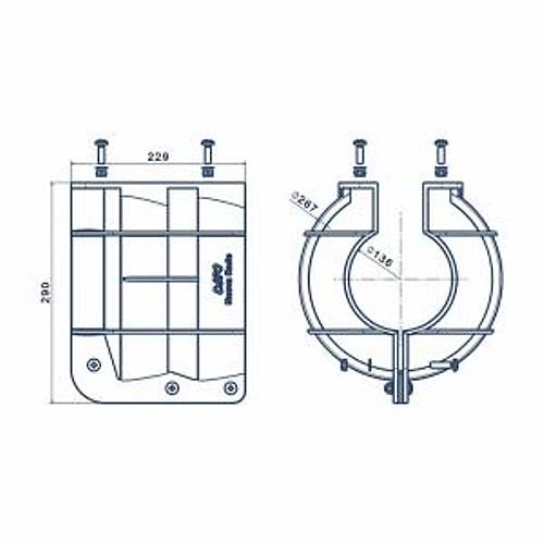 Pervane Koruyucu Uygun Motor 9-25 HP
