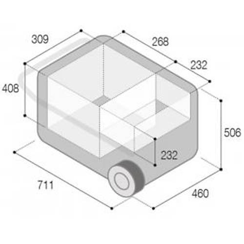 Vitrifrigo Portatif Buzdolab�-Dondurucu. Model VFT50