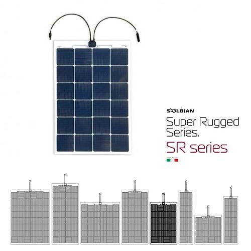 Solbian SR24 Solar Panel120W