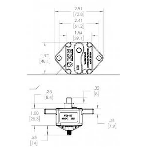 EGIS 4706 Serisi Termal Devre Kesici Sigorta