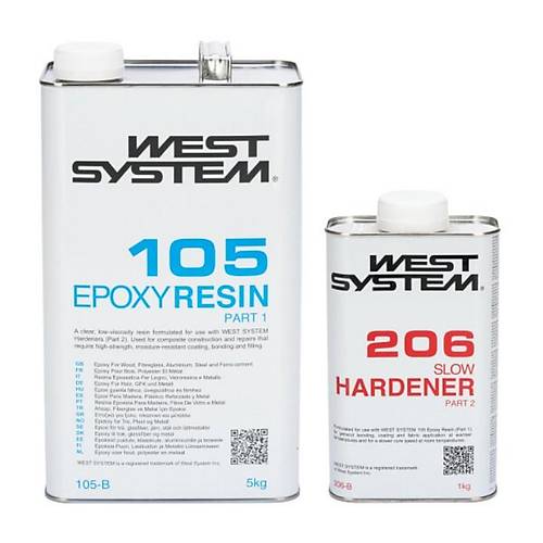 West Epoxy System 105-206 Paket 6 kg