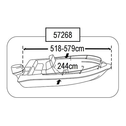 Tekne �rt�s� Size 4 518-579 cm