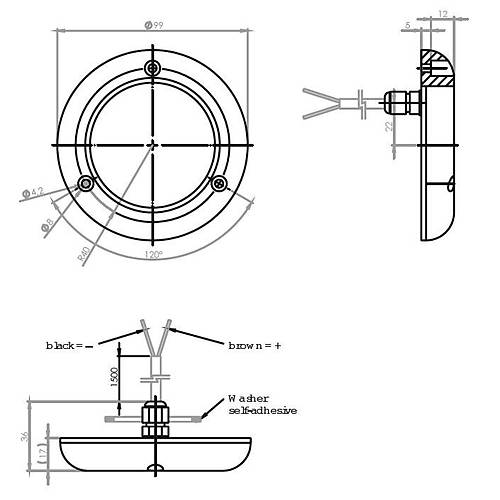Aqua Signal -DIONE- LED su alt� ayd�nlatma lambas�