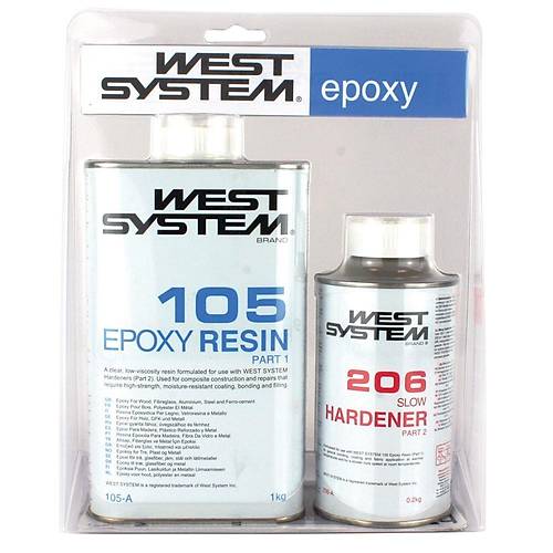 West Epoxy System 105-206 Paket 1.2 Kg