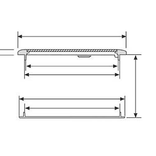 Nuova Rade plastik yuvarlak hatch