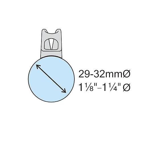 CL702 Aluminium Boom Cleat