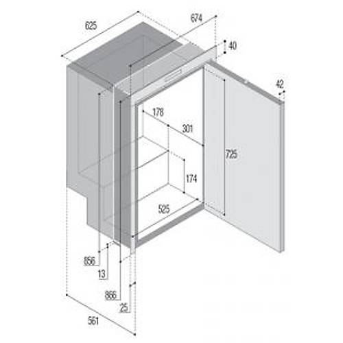 Buzdolab. Model C180 OCX2 
