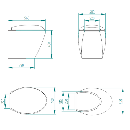 VISION BEYAZ TUVALET 12V