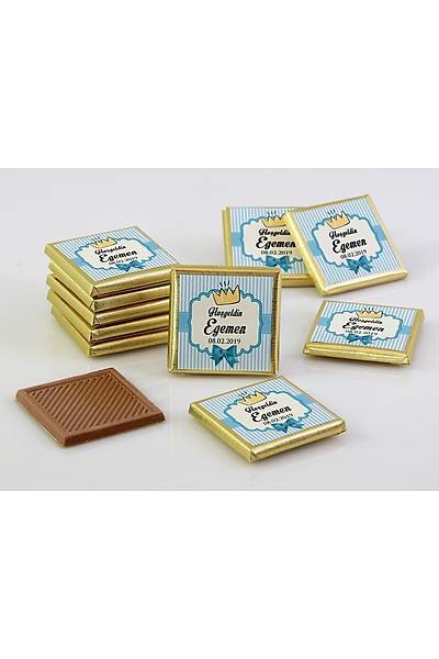Erkek Bebek Dkme ikolata - Prens