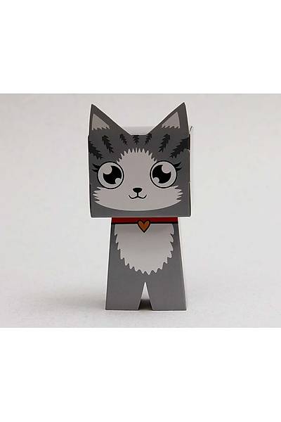 Kedi Karakter Figr eker Kutusu