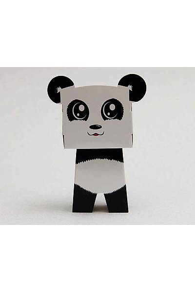 Panda Karakter Figr eker Kutusu