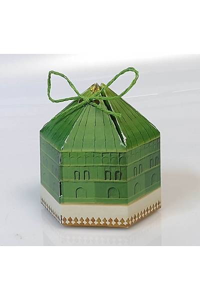 3D Mekke-Medine Model 2'li Lokum ve eker Kutusu