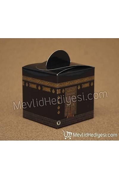 MOR Esma'l 3'l Set / eker Kutusu + Tl Kese