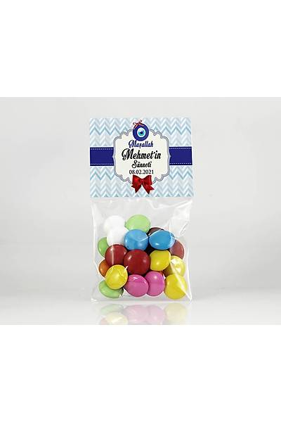 sim Baskl Poetli Bonibon ikolata - Erkek Bebek
