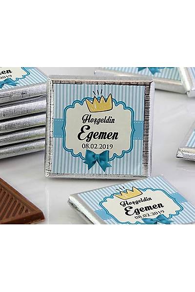 Erkek Bebek Dkme ikolata - Prens