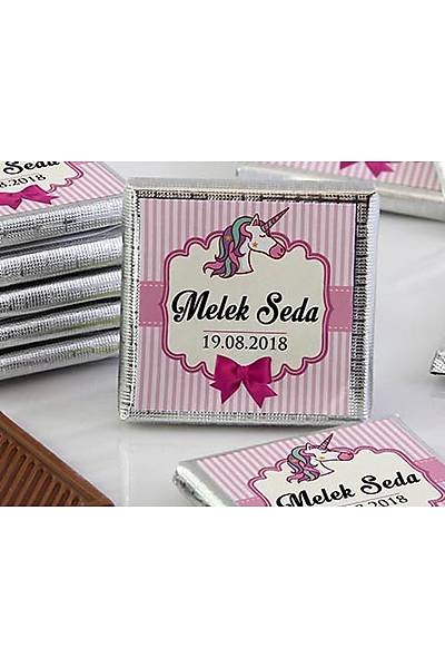 Kz Bebek Dkme ikolata - Unicorn
