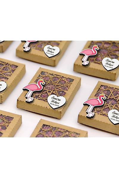 Figr Flamingo Detayl Kutulu Gl Kesesi - Bebek ekeri