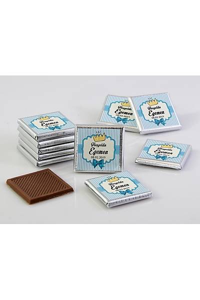 Erkek Bebek Dkme ikolata - Prens
