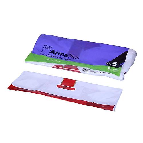 Takviyeli Poşet Desenli 5 Numara 50x60