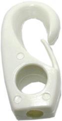 PLASTİK HALAT KLİPSİ 10 MM BEYAZ