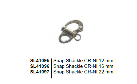 SNAP SHACKLE FIRDÖNDÜSÜZ 16 mm