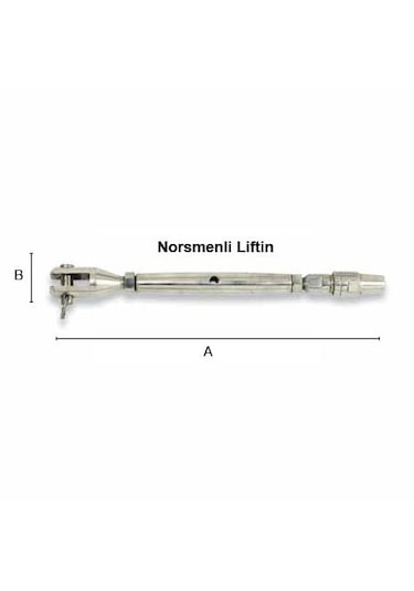 8 mm NORSMENLİ LİFTİN TEL Ø04mm