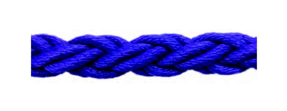 YÜZER HALAT 8 KOLLU 22 MM MAVİ (1 MT=220 GR) ( Metre fiyatıdır)