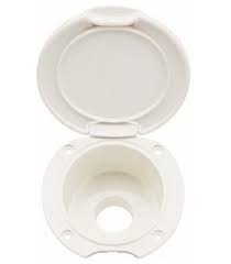PLASTİK KAPAKLI DUŞ YUVASI  DÜZ ÇAP:70MM